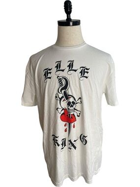 Elle King Tattoo Graphic Concert Tour T-Shirt White